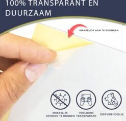 TibaGoods - Anti Krab Vellen Voor Kat En Hond - 6 XL Vellen – Zonder Punaises - Tegen Krabben – Bankbescherming – Meubelbescherming – Krabpaal – Anti Scratch – 43.2 X 30.5cm – Transparant -Kattenbenodigdheden 1200x1153 4