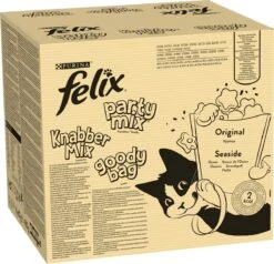 Felix Cat Snacks Party Mix - Kattensnacks Original En Seaside - 16 X 60g 15 Felix Cat Snacks Party Mix - Kattensnacks Original En Seaside - 16 X 60g -Kattenbenodigdheden 1200x1157 1