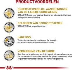 Royal Canin Urinary S/O Kat - Morsels In Gravy - 24 X 85 Gram -Kattenbenodigdheden 1200x1167 1