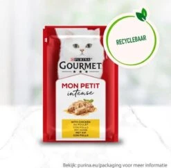 Gourmet Mon Petit Intense - Kattenvoer Natvoer - Gevogelte - 24 X 50 Gr -Kattenbenodigdheden 1200x1176 1