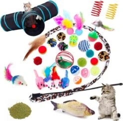 Allerion Kattenspeeltjes Set – 30-delig – Intelligentie