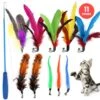 Merkloos Kattenhengel Met 10 Opzetstukjes - Kat Speelhengel Met Veren - Speelgoed Hengel Voor Katten – Kittenspeeltjes Met Veer – Kattenspeelgoed – Katten Speeltjes -Kattenbenodigdheden 1200x1186 2