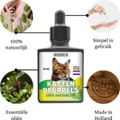 Natuurlijke Vlooiendruppels Voor Katten - Vanaf 4 Kg - 100% Natuurlijk - Vlooien - Zonder Giftige Pesticiden - 30 Ml - Speciale Formule Voor Katten - Vachtdruppels - Made In Holland -Kattenbenodigdheden 1200x1188 3