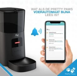 Pretty Paws PP005 Wifi Voerautomaat Zwart - Automatische Voerbak - Slimme Voerautomaat Met App - Instelbaar Voedingsschema - WIFI -Kattenbenodigdheden 1200x1190 13
