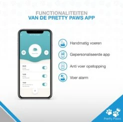 Pretty Paws PP005 Wifi Voerautomaat Zwart - Automatische Voerbak - Slimme Voerautomaat Met App - Instelbaar Voedingsschema - WIFI -Kattenbenodigdheden 1200x1190 15