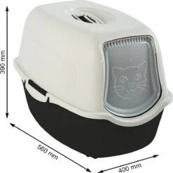 Rotho Bailey - Kattenbak - Zwart/Zand 11 Rotho Bailey - Kattenbak - Zwart/Zand -Kattenbenodigdheden 1200x1193 11