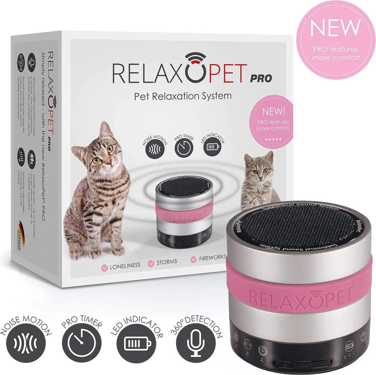 Relaxopet Pro Cat – Dieren Antistressmiddel – Anti-stress Kat – Ontspanningsmuziek – Ontspanning Voor Kat – Anti-Stresssysteem Kat 5 Relaxopet Pro Cat – Dieren Antistressmiddel – Anti-stress Kat – Ontspanningsmuziek – Ontspanning Voor Kat – Anti-Stresssysteem Kat - Afbeelding 3