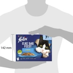 Felix Elke Dag Feest Vis Selectie In Gelei 7+ Jaar 12 X 85 Gr -Kattenbenodigdheden 1200x1199 3