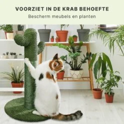 Krabpaal Voor Katten - Cactus - Met Kattenspeeltje - H 65 Cm -Kattenbenodigdheden 1200x1200 1002