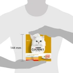Gourmet Gold Mousse - Kattenvoer Natvoer - Met Tonijn, Lever, Kalkoen, Rund - 48 X 85 G -Kattenbenodigdheden 1200x1200 110