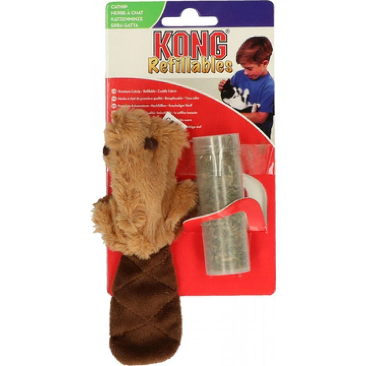 Kong Kat Catnip Bever - Speelmuis - Bruin - 3,8 X 4,5 X 4,2 7 Kong Kat Catnip Bever - Speelmuis - Bruin - 3,8 X 4,5 X 4,2 - Afbeelding 5