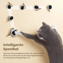 Otiume Slimme Katten Speeltje - Interactieve Zelf Rollende Bal Voor Katten - Kattenspeeltjes -Speelgoed Voor Dieren - USB Oplaadbaar -Kattenbenodigdheden 1200x1200 267