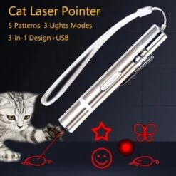 Laserpen - Oplaadbaar Met USB - Rode Laser - RVS Zilver - UV - Zaklamp - LED - Kat - Katten Speeltjes - Kattenspeelgoed - 7 Verschillende Standen 20 Laserpen - Oplaadbaar Met USB - Rode Laser - RVS Zilver - UV - Zaklamp - LED - Kat - Katten Speeltjes - Kattenspeelgoed - 7 Verschillende Standen -Kattenbenodigdheden 1200x1200 286