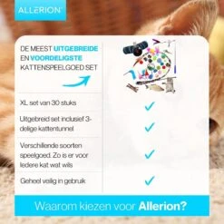 Allerion Kattenspeeltjes Set – 30-delig – Intelligentie -Kattenbenodigdheden 1200x1200 287