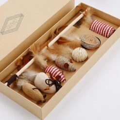 GIZMO Luxe Kattenspeeltjes Set - 7 Speeltjes - Interactieve Kattenhengel, Kattenspeelgoed & Speelmuisjes - Kitten Speeltjes 20 GIZMO Luxe Kattenspeeltjes Set - 7 Speeltjes - Interactieve Kattenhengel, Kattenspeelgoed & Speelmuisjes - Kitten Speeltjes -Kattenbenodigdheden 1200x1200 395