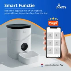 PIXMY - Automatische Voerbak Kat - 4L - Wi-Fi - Met App En Full HD Camera - Voerbak Kat -Kattenbenodigdheden 1200x1200 459