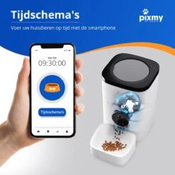 PIXMY - Automatische Voerbak Kat - 4L - Wi-Fi - Met App En Full HD Camera - Voerbak Kat -Kattenbenodigdheden 1200x1200 460