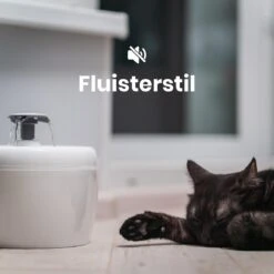 TrevoPet® Drinkfontein Kat - Waterfontein Kat - Kattenfontein - Fluisterstil - Drinkfontein - Drinkbak Kat - 2.5 Liter - Inclusief Filter - Wit -Kattenbenodigdheden 1200x1200 524