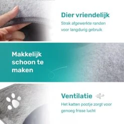 Kattenhangmat - Voor Aan Het Raam - Kom Vorm - Kattenmand - Raam - Hangmat Kat - Dieren - Kattenbed - Kattenmand - Slaapplek - Ligplaats - Grijs 11 Kattenhangmat - Voor Aan Het Raam - Kom Vorm - Kattenmand - Raam - Hangmat Kat - Dieren - Kattenbed - Kattenmand - Slaapplek - Ligplaats - Grijs -Kattenbenodigdheden 1200x1200 547