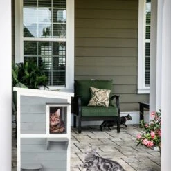 Relaxdays Kattenhuis Buiten - Groot Kattenhok Binnen - Hoog Kattenmeubel Grijs Hout - Tuin 18 Relaxdays Kattenhuis Buiten - Groot Kattenhok Binnen - Hoog Kattenmeubel Grijs Hout - Tuin -Kattenbenodigdheden 1200x1200 564