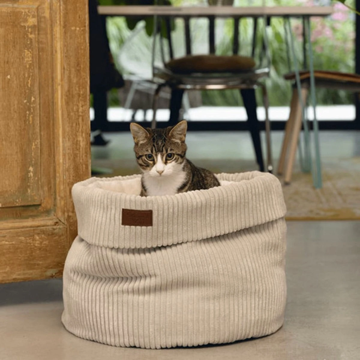 Designed By Lotte Kattenmand Ribbed Lichtgrijs 50 X 50 X 35 Cm 7 Designed By Lotte Kattenmand Ribbed Lichtgrijs 50 X 50 X 35 Cm - Afbeelding 5