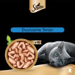 Sheba Filets - Katten Natvoer In Saus - Tonijn En Kip - 16 X 60 Gr -Kattenbenodigdheden 1200x1200 62