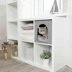 Trixie Kattenmand Iglo Ella Grijs - 33X33X37 CM 14 Trixie Kattenmand Iglo Ella Grijs - 33X33X37 CM -Kattenbenodigdheden 1200x1200 660