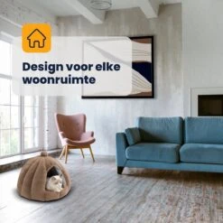 MIRO Katten Huis - Kattenhuizen - Kattenhok - Kattenmand - Dierenhuis - Extra Zacht - Bruin 22 MIRO Katten Huis - Kattenhuizen - Kattenhok - Kattenmand - Dierenhuis - Extra Zacht - Bruin -Kattenbenodigdheden 1200x1200 679