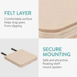 Navaris Katten Klimmuur 3 Tredes - 18 X 18 X 1,5 Cm Per Plankje - Katten Klimwand Van Hout - Inclusief Bevestigingsmateriaal 10 Navaris Katten Klimmuur 3 Tredes - 18 X 18 X 1,5 Cm Per Plankje - Katten Klimwand Van Hout - Inclusief Bevestigingsmateriaal -Kattenbenodigdheden 1200x1200 735