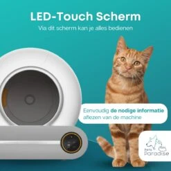 Pets Paradise - Zelfreinigende Kattenbak - Automatische - Elektrische - Scoopfree - Robot Kattenbak - 35dB -Kattenbenodigdheden 1200x1200 818