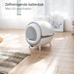 Merkloos Premium Kattenbak - Automatische - Zelfreinigende - Elektrische Kattenbak - Design Kattenbak -Kattenbenodigdheden 1200x1200 824