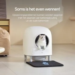 Petree Cube - Zelfreinigende Kattenbak - Automatisch - Bedienen Via De App - Katten - Anti-geur - 60 X 52 X 64 Cm -Kattenbenodigdheden 1200x1200 846