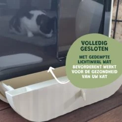 De Blaffende Kat Moderne Kattenbak - Met Uitneembare Lade En Kattenbak Mat 18 De Blaffende Kat Moderne Kattenbak - Met Uitneembare Lade En Kattenbak Mat -Kattenbenodigdheden 1200x1200 867