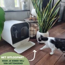 De Blaffende Kat Moderne Kattenbak - Met Uitneembare Lade En Kattenbak Mat 19 De Blaffende Kat Moderne Kattenbak - Met Uitneembare Lade En Kattenbak Mat -Kattenbenodigdheden 1200x1200 868