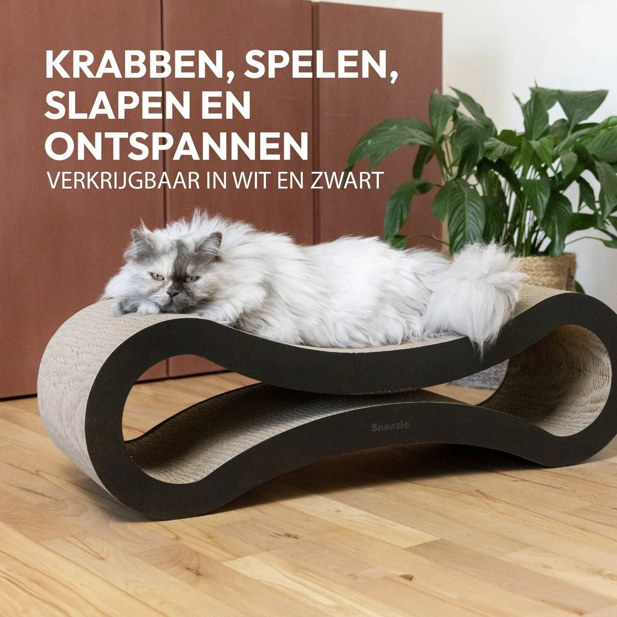 Snoozle Loop Krabpaal Voor Katten - Zwart - 86cm - Krabmeubel Voor Grote Katten - Karton 10 Snoozle Loop Krabpaal Voor Katten - Zwart - 86cm - Krabmeubel Voor Grote Katten - Karton - Afbeelding 8