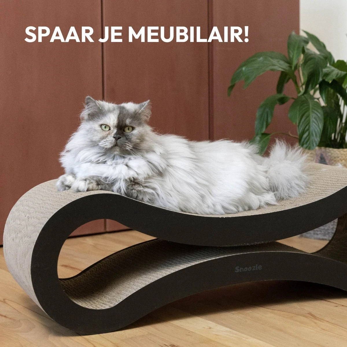 Snoozle Loop Krabpaal Voor Katten - Zwart - 86cm - Krabmeubel Voor Grote Katten - Karton 14 Snoozle Loop Krabpaal Voor Katten - Zwart - 86cm - Krabmeubel Voor Grote Katten - Karton - Afbeelding 12