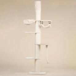 Krabpaal Plafondhoog Voor Grote Katten Maine Coon Tower Crown Crème Beige Van RHRQuality 29 Krabpaal Plafondhoog Voor Grote Katten Maine Coon Tower Crown Crème Beige Van RHRQuality -Kattenbenodigdheden 1200x1200 977