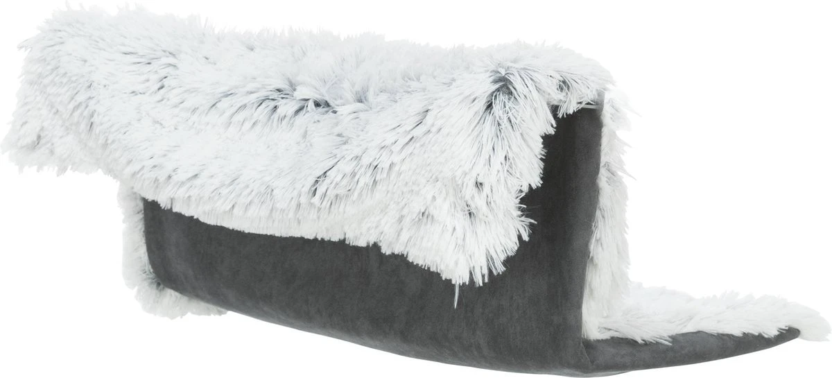 Trixie Radiator Hangmat Harvey Langhaar Pluche / Velours Wit Zwart - 45X31X26 CM 6 Trixie Radiator Hangmat Harvey Langhaar Pluche / Velours Wit Zwart - 45X31X26 CM - Afbeelding 4