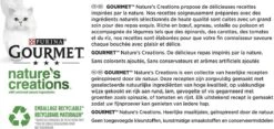 Gourmet Nature's Creations - Kattenvoer Natvoer - Zeevis - 48 X 85 Gr -Kattenbenodigdheden 1200x569