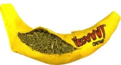 Yeowww! Chicata Banana - Speeltje Voor Katten Met Kattenkruid - De Meest Krachtige Catnip Ter Wereld – Onweerstaanbaar – Katoen – 17.7 Cm - Geel -Kattenbenodigdheden 1200x652