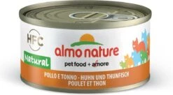 Almo Nature Natvoer Voor Katten - HFC Natural - 24 X 70g - Kip En Tonijn - 24 X 70 Gram 28 Almo Nature Natvoer Voor Katten - HFC Natural - 24 X 70g - Kip En Tonijn - 24 X 70 Gram -Kattenbenodigdheden 1200x659