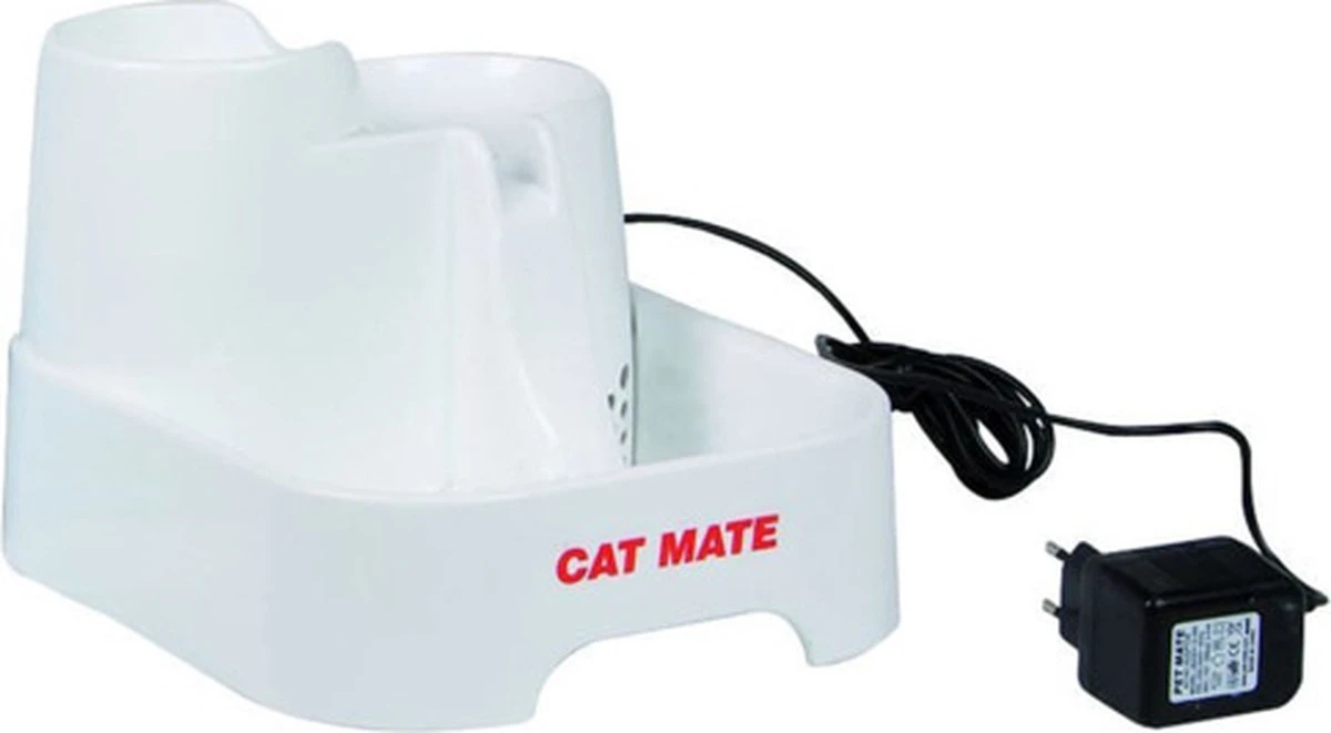 Cat Mate - Waterfontein Kat - Kattenfontein - Drinkfontein Kat - Fluisterstil - Poezen Fontein - Dieren Drinkbakken - Honden Fontein - 2 L 13 Cat Mate - Waterfontein Kat - Kattenfontein - Drinkfontein Kat - Fluisterstil - Poezen Fontein - Dieren Drinkbakken - Honden Fontein - 2 L - Afbeelding 11