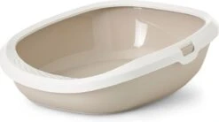 Savic Gizmo Kattenbak - Mokka/Wit - 52 X 39.5 X 15 Cm