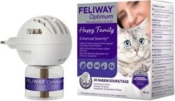 Feliway Optimum - Startset - 1 Verdamper Met 1 Vulling - 48 Ml - Anti-stress Voor Kat -Kattenbenodigdheden 1200x692