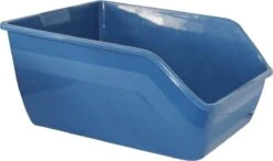 Pawise Kattenbak – Open Bak Voor Katten –47x38x21cm – Blauw/Creme -Kattenbenodigdheden 1200x710