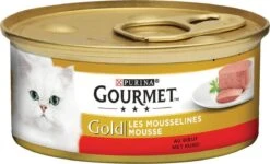 Gourmet Gold Mousse - Kattenvoer Natvoer - Met Tonijn, Lever, Kalkoen, Rund - 48 X 85 G -Kattenbenodigdheden 1200x731 2
