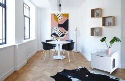 WONDERMAKE® Grote Kattenkast Houten Voor Kattenbak-box Kattentoilet, XL-kattenbak Dressoir Kastje, Designer Kattenhuis Met Kattenhol Kattenmand, Kasten Kast Voor Badkamer, 73,5 X 51,5 X 57 Cm, Wit -Kattenbenodigdheden 1200x771