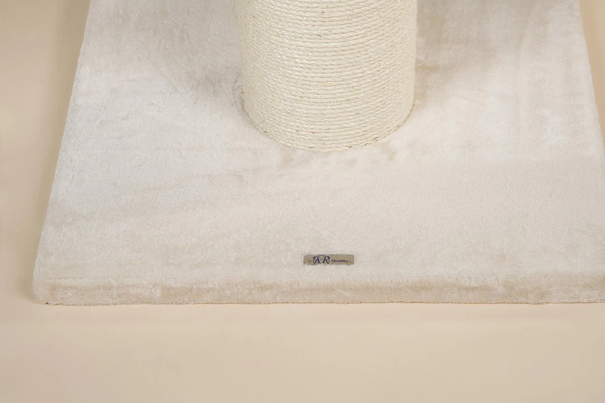 Krabpaal Plafondhoog Voor Grote Katten Maine Coon Tower Crown Crème Beige Van RHRQuality 11 Krabpaal Plafondhoog Voor Grote Katten Maine Coon Tower Crown Crème Beige Van RHRQuality - Afbeelding 9