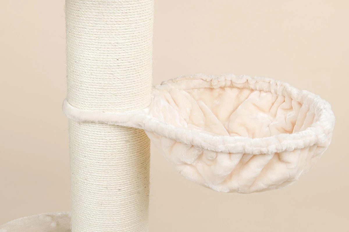 Krabpaal Voor Grote Katten Maine Coon Sleeper De Luxe Crème Beige Van RHRQuality 6 Krabpaal Voor Grote Katten Maine Coon Sleeper De Luxe Crème Beige Van RHRQuality - Afbeelding 4
