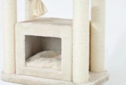 Petrebels Villa 100 Krabpaal - Creme - Modern - Stabiel - Meerdere Katten -Kattenbenodigdheden 1200x809 2